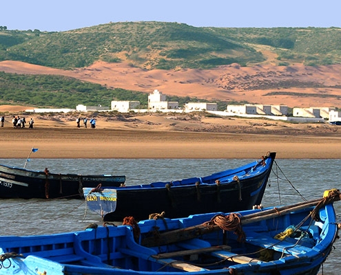 Plage de Bhibeh à Essaouira au Maroc