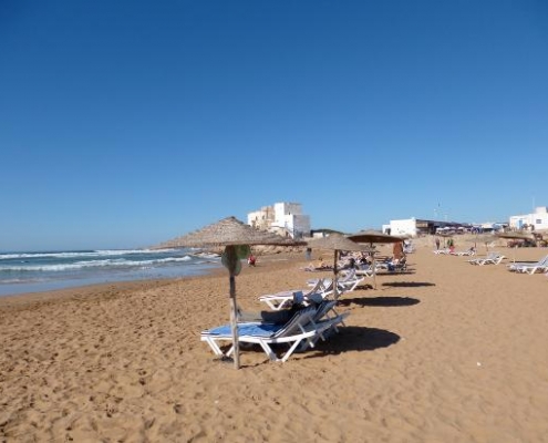 Plage de Sidi Kaouki à Essaouira au Maroc