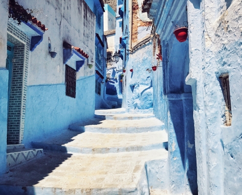 Maisons bleues du Maroc